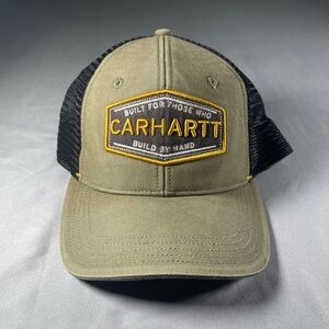 Carhartt Olive and Black Trucker Hat